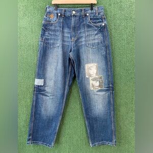 Vintage Y2K Makaveli Tupac Baggy Denim Jeans Men’s Size 34